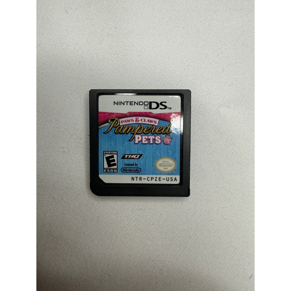 Paws & Claws Pampered Pets Nintendo DS Game Cartridge